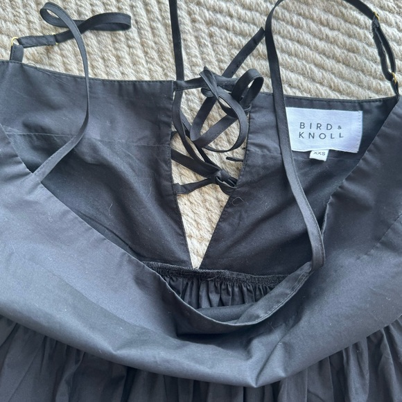 Bird and Knoll BN adjustable blk halter dress XXS -fits like an XS - Picture 8 of 14